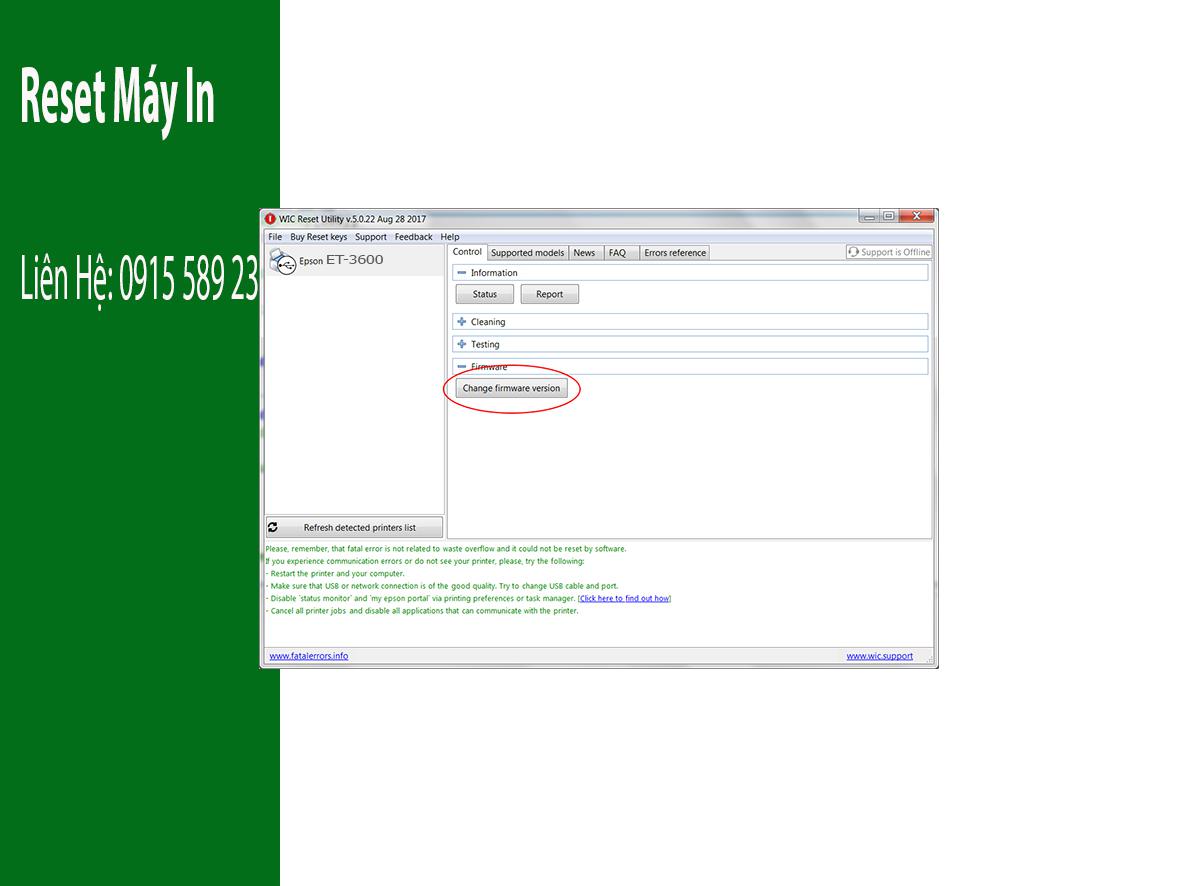 Key Firmware May In Epson ET-3600 Step 2